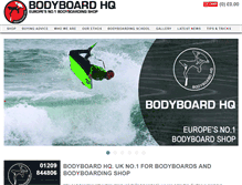 Tablet Screenshot of bodyboardhq.co.uk